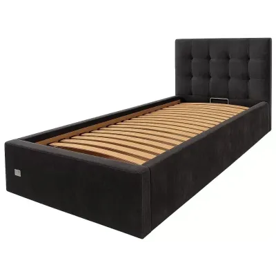 Ліжко-подіум Richman ChesterNew Design Standart 90x190 см Темно-сірий (rich_bad_1585)