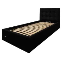 Ліжко-подіум Richman ChesterNew Design Comfort 90x190 см Чорний (rich_bad_1615)