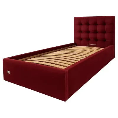 Кровать подиум Richman ChesterNew Design VIP 90x190 см Бордовый (rich_bad_1623)