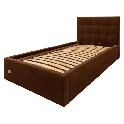 Ліжко-подіум Richman ChesterNew Design VIP 90x190 см Коричневий (rich_bad_1629)