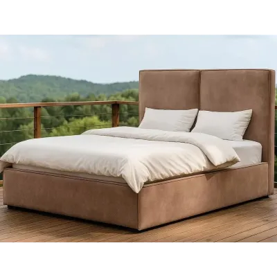 Кровать-подиум двуспальная Richman DelhiNew Design Standart 140x200 см Коричневый (rich_bad_1650)