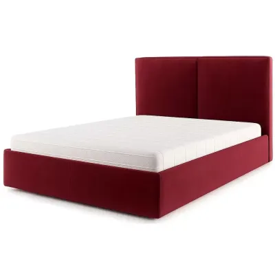 Ліжко-подіум двоспальне Richman DelhiNew Design Standart 140x190 см Бордовий (rich_bad_1661)