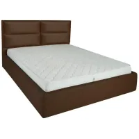 Ліжко-подіум двоспальне Richman SheffieldNew Design Comfort 160x200 см Коричневий (rich_bad_1860)