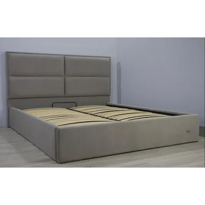 Ліжко-подіум двоспальне Richman SheffieldNew Design Comfort 140x200 см Сірий (rich_bad_1914)