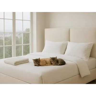 Ліжко-подіум двоспальне Richman DelhiNew Design Comfort 180x190 см Молочний (rich_bad_1931)