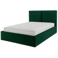 Кровать-подиум двуспальная Richman DelhiNew Design Comfort 140x190 см Зеленый (rich_bad_1957)
