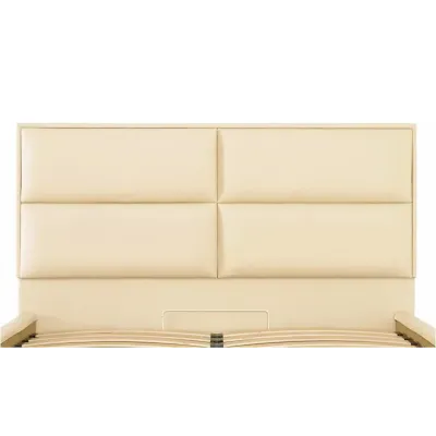 Ліжко-подіум двоспальне Richman SheffieldNew Design VIP 180x190 см Бежевий (rich_bad_2081)
