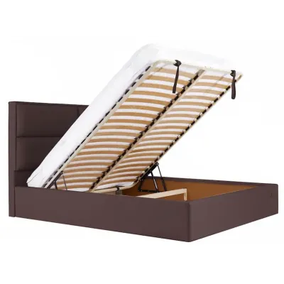 Ліжко-подіум двоспальне Richman SheffieldNew Design VIP 160x200 см Коричневий (rich_bad_2096)