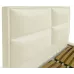 Ліжко-подіум двоспальне Richman SheffieldNew Design VIP 140x190 см Білий (rich_bad_2117)