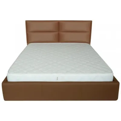 Кровать-подиум двуспальная Richman SheffieldNew Design VIP 140x200 см Коричневый (rich_bad_2134)