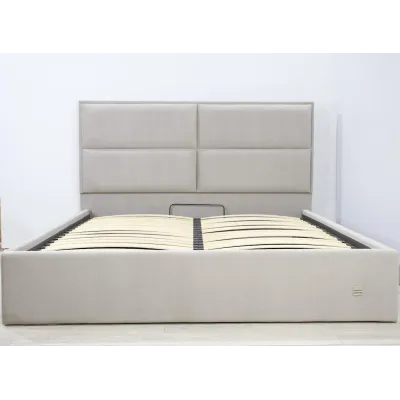 Ліжко-подіум двоспальне Richman SheffieldNew Design VIP 140x190 см Сірий (rich_bad_2189)
