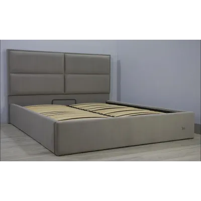 Кровать-подиум двуспальная Richman SheffieldNew Design VIP 180x190 см Серый (rich_bad_2201)