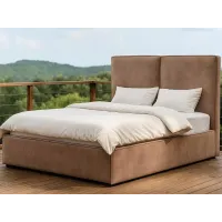 Ліжко-подіум двоспальне Richman DelhiNew Design VIP 180x200 см Коричневий (rich_bad_2222)
