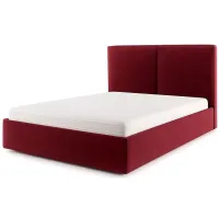 Кровать-подиум двуспальная Richman DelhiNew Design VIP 160x200 см Бордовый (rich_bad_2232)