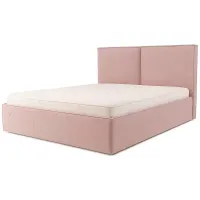 Кровать-подиум двуспальная Richman DelhiNew Design VIP 180x190 см Розовый (rich_bad_2257)