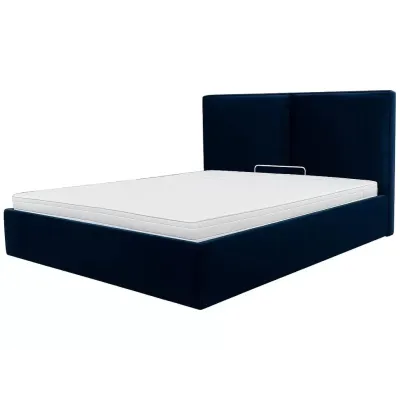 Кровать-подиум двуспальная Richman DelhiNew Design VIP 140x200 см Синий (rich_bad_2266)