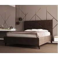 Кровать-подиум двуспальная Richman NettaNew Design VIP Wood 160x190 см Коричневый (rich_bad_2279)