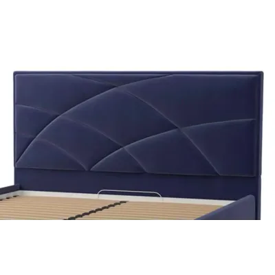Кровать-подиум двуспальная Richman NettaNew Design VIP Wood 140x190 см Синий (rich_bad_2289)