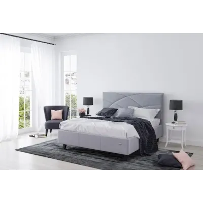Ліжко-подіум двоспальне Richman NettaNew Design VIP Wood 140x190 см Сірий (rich_bad_2295)