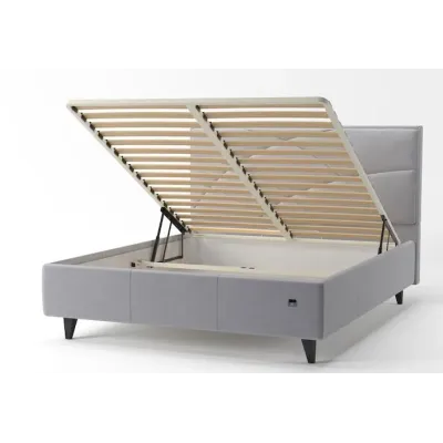 Ліжко-подіум двоспальне Richman NettaNew Design VIP Wood 180x190 см Сірий (rich_bad_2299)