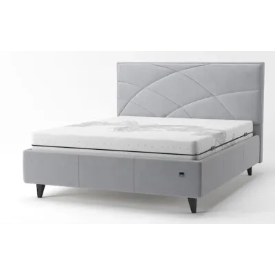 Ліжко-подіум двоспальне Richman NettaNew Design VIP Wood 140x190 см Сірий (rich_bad_2301)