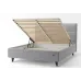 Ліжко-подіум двоспальне Richman NettaNew Design VIP Wood 180x190 см Сірий (rich_bad_2305)