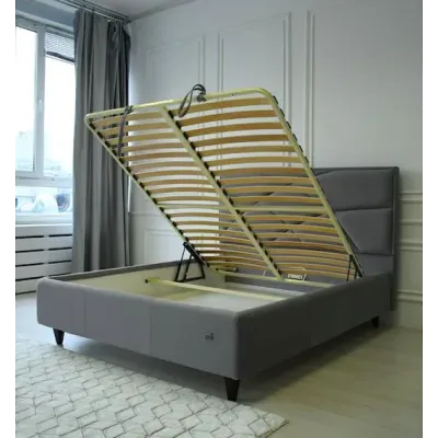 Ліжко-подіум двоспальне Richman NettaNew Design VIP Wood 140x190 см Сірий (rich_bad_2307) Ліжко-подіум двоспальне Richman NettaNew Design VIP Wood 140x190 см Сірий (rich_bad_2307)