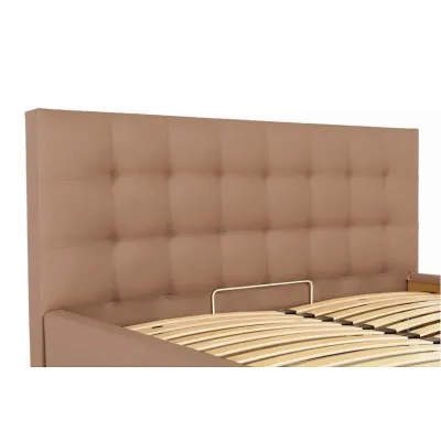 Ліжко-подіум двоспальне Richman ChesterNew Design Comfort 140x200 см Коричневий (rich_bad_274)