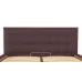 Ліжко-подіум двоспальне Richman ChesterNew Design Comfort 160x200 см Коричневий (rich_bad_284)