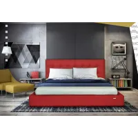Ліжко-подіум двоспальне Richman ChesterNew Design Comfort 160x190 см Червоний (rich_bad_323)