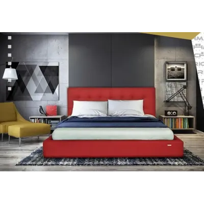 Ліжко-подіум двоспальне Richman ChesterNew Design Comfort 180x190 см Червоний (rich_bad_325)