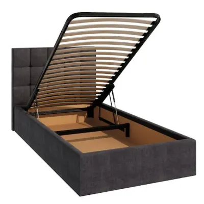 Ліжко-подіум Richman ChesterNew Design VIP 90x200 см Темно-сірий (rich_bad_408)