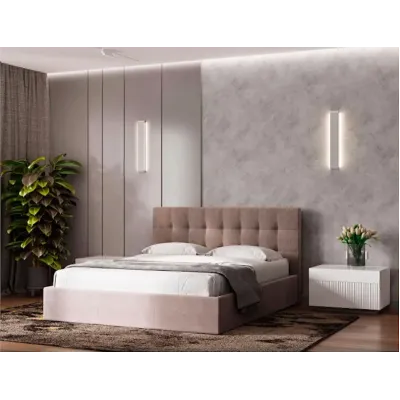 Ліжко-подіум двоспальне Richman ChesterNew Design VIP 180x190 см Мокко (rich_bad_419)