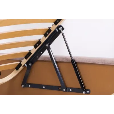 Ліжко-подіум двоспальне Richman ChesterNew Design VIP 160x190 см Бордовий (rich_bad_537)