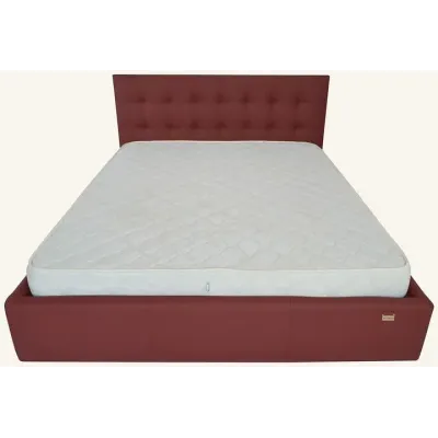 Ліжко-подіум двоспальне Richman ChesterNew Design VIP 160x190 см Бордовий (rich_bad_537)