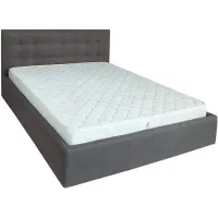 Кровать-подиум двуспальная Richman ChesterNew Design VIP 140x200 см Серый (rich_bad_634)