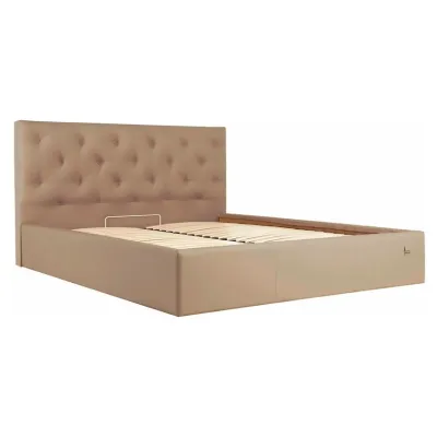Ліжко-подіум двоспальне Richman BristolNew Design Standart 140x200 см Коричневий (rich_bad_706)
