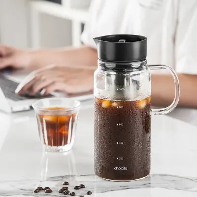 Пляшка для холодного заварювання кави Choxila 11846 Fresh Ice Drip Coffee Maker 1000 мл Чорний (14402-96237)