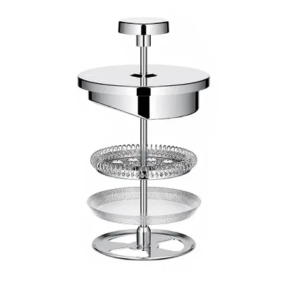 Кавовий заварник френч-прес Choxila 12256 800 мл Silver (14403-96242)
