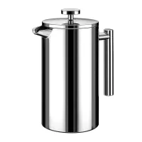 Кавовий заварник френч-прес Choxila 12256 800 мл Silver (14403-96242)