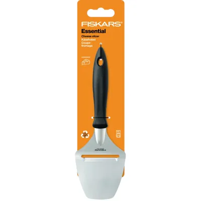 Кухонний ніж для сиру Fiskars Essential 21 см Чорний (1065587)