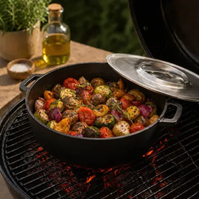Кастрюля Fiskars Norden Grill 30 см Чорний (1066430)