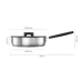 Сковорода з кришкою Fiskars Hard Face 26 см Сріблясто-чорний (1052248)