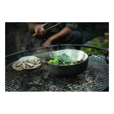 Корзина для приготовления на пару Fiskars Norden Grill 30 см Серебристый (1066431)