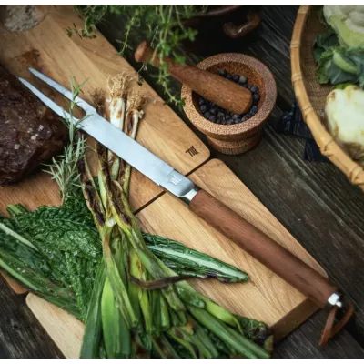 Вилка для гриля Fiskars Norden Grill 40 см Коричневый (1066427)