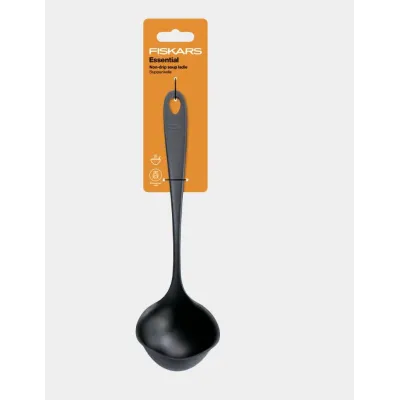 Половник Fiskars Essential 28.6 см Черный (1065594)