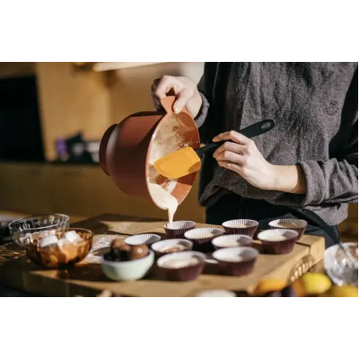 Лопатка кухонна Fiskars Essential 35.5 см Чорний (1065591)