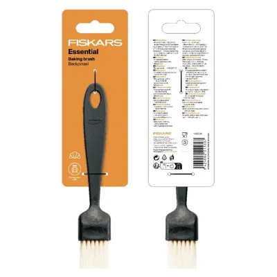 Пензлик Fiskars Essential 18.5 см Чорний (1065590)