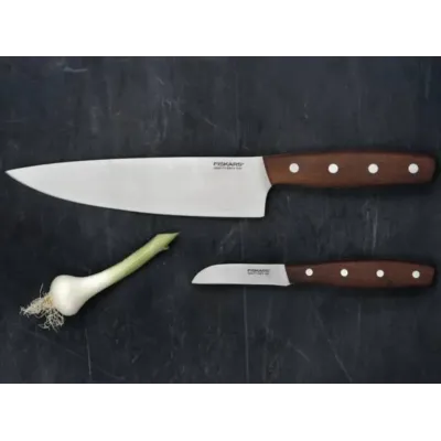 Набір ножів Fiskars NORR 2 шт Коричневий (1016471)