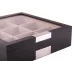 Скринька для краваток Salvadore 335x335x90 мм Чорний (Tie/6070/9.OAK.BL)